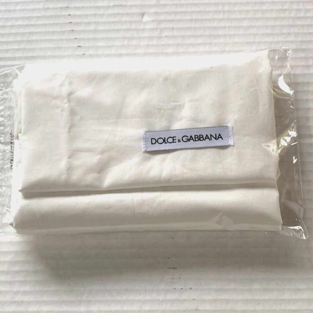 DOLCE and GABBANA Hanging Clothes Dust Bag Crisp White 36 x 20 in 36 x 20 inches